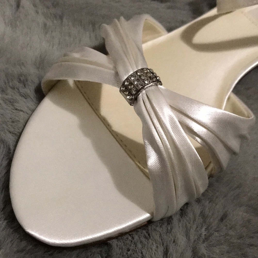 🆕VINTAGE 90s Y2K Coloriffics Kitten Satin heels✨ - Picture 4 of 7